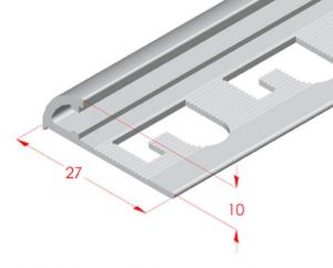 Corner and finishing aluminum profile