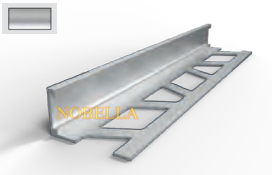 ALUMINUM CORNER PROFILE   H12 мм Г-shape Silver polished