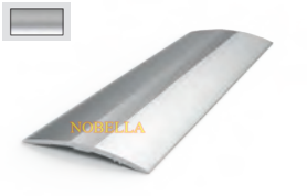 TRANSITION ALUMINUM PROFILE   38/04 мм Rounded Silver matt