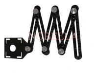 ALUMINUM FOLDING RULER WITH 6 FOLDABLE ARMS
