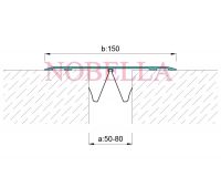 COVER PROFILE 50/80х150 P