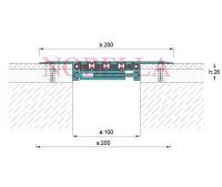 FLEXIBLE MECHANICAL EXPANSION JOINTS 100x200x26 P