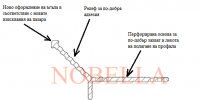 Y-SHAPED ALUMINUM CORNER PROFILE    10 mm.