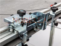 FRAME FOR INSTALLATION OF ANGLE GRINDER FOR BLADE Ø125, ON A GUIDE FOR SPECIAL SYSTEM FOR CUTTING LARGE TILES