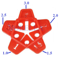 MULTI-SPACERS - 1-1,5-2-2,5-3 mm FOR REPEATED USE