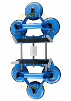 TRIPLE SUCCTION CUP FOR ADJUSTING THE CLEARANCES BETWEEN TWO PLATES