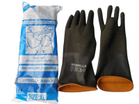 LATEX / NATURAL RUBBER WORKING GLOVES - 35cm.