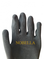 KNITED WORKING GLOVES  DIPPERED IN LATEX / NATURAL RUBBER